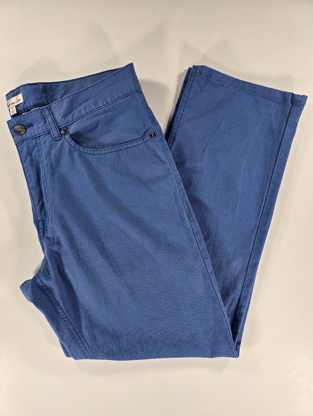 Peter Millar Soft Touch Twill 5-Pocket Pima Cotton Stretch Chino Pants 34x28